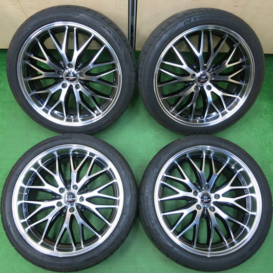 *送料無料* 4本！20年★レクサス LS 等 ロクサーニ MULTI FORCHETTAⅡ SP Spectar 245/40R20 275/35R20 ニットー NT555 G2 LOXARNY PCD120/5H★4030606イノ