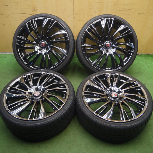*送料無料* 4本!20年★RAYS VERSUS CONQUISTA 215/35R19 トライアングル SPORTEX TSH11 レイズ ベルサス コンキスタ PCD114.3/5H★4032509Hノ