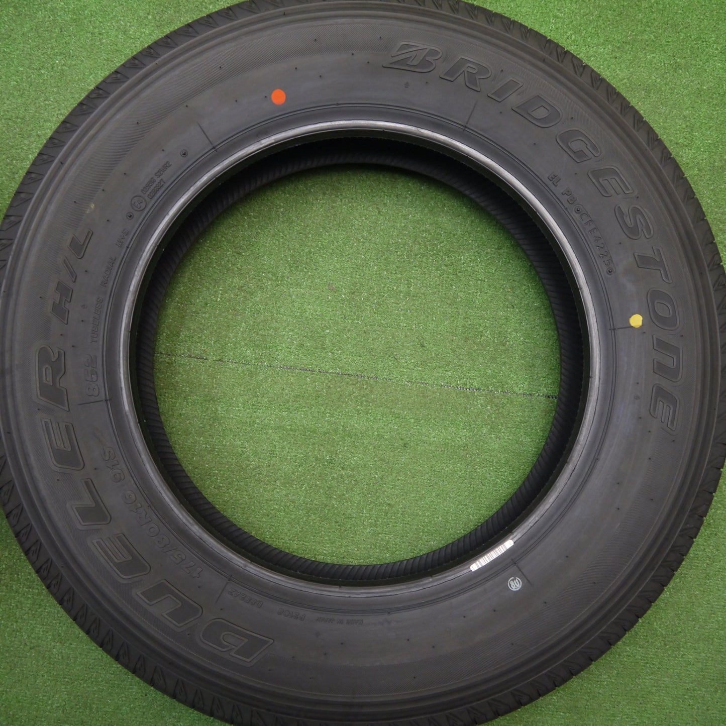 新車外し！25年★ジムニー 等 175/80R16 ブリヂストン デューラー H/L 852 タイヤ 16インチ★5122205Hノタ