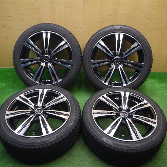 バリ溝！21年！9.5分★86 BRZ 等 215/45R17 スタッドレス ブリヂストン ブリザック VRX2 EuroSpeed MiD ユーロスピード 17インチ PCD100/5H★4122402Hス