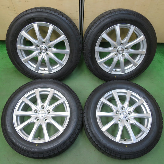 バリ溝！21年！キレイ！9.5分★スタッドレス 215/60R17 グッドイヤー アイスナビ7 ravrion RS01 ラブリオン 17インチ PCD114.3/5H★5120209イス