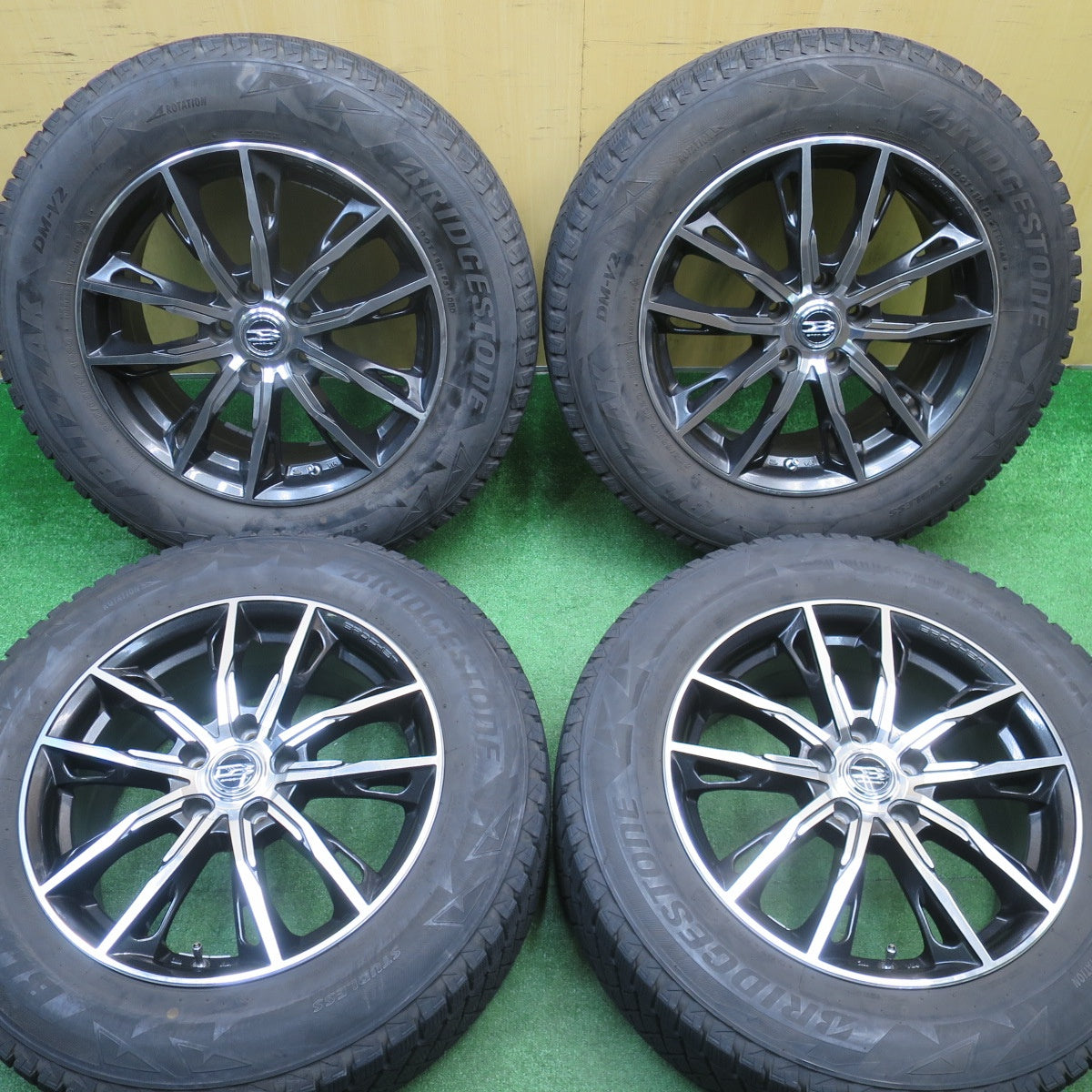 4本価格★スタッドレス 225/65R17 ブリヂストン ブリザック DM-V2 BROCHEN ブロッケン 17インチ PCD114.3/5H★5112403NJス