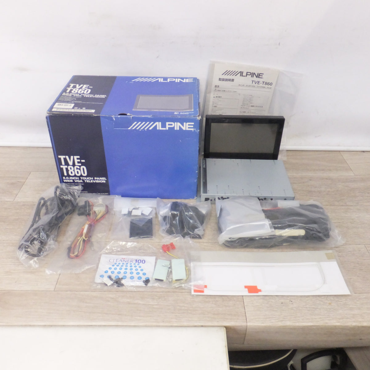 現状品★アルパイン ALPINE 8型WVGAタッチパネルカラーモニター TVE-T860★