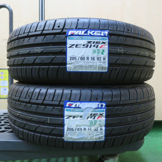 未使用！24年！2本★205/60R16 ファルケン ジークス ZE914 ECORUN タイヤ 16インチ ノア ヴォクシー ステップワゴン 等★5072401イノタ
