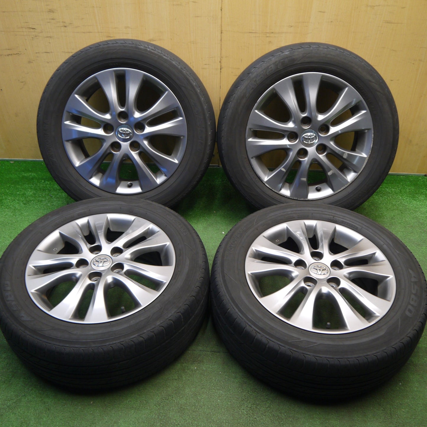 4本価格！22年★トヨタ 70系 ノア ヴォクシー 純正 205/60R16 ヨコハマ A580 16インチ PCD114.3/5H★6031007Hノ
