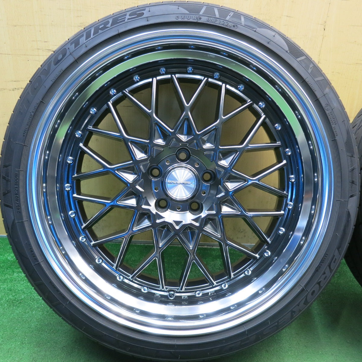 キレイ！24年◎MAVERICK 1613M 245/40R21 トーヨー プロクセス FD1 マーベリック 21インチ PCD114.3/5H◎6100404HAノ