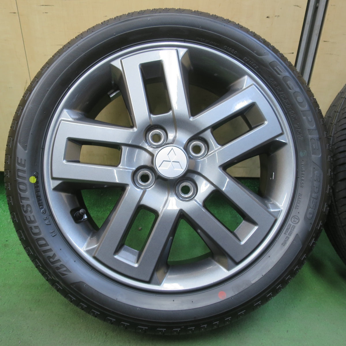 新車外し！23年★三菱 デリカ ミニ 純正 165/55R15 ブリヂストン エコピア EP150 15インチ PCD100/4H★6051308イノ