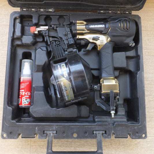 [送料無料] ★ハイコーキ HiKOKI 65mm 高圧ロール釘打機 NV65HR2　使用空気圧力 1.18～2.26MPa★