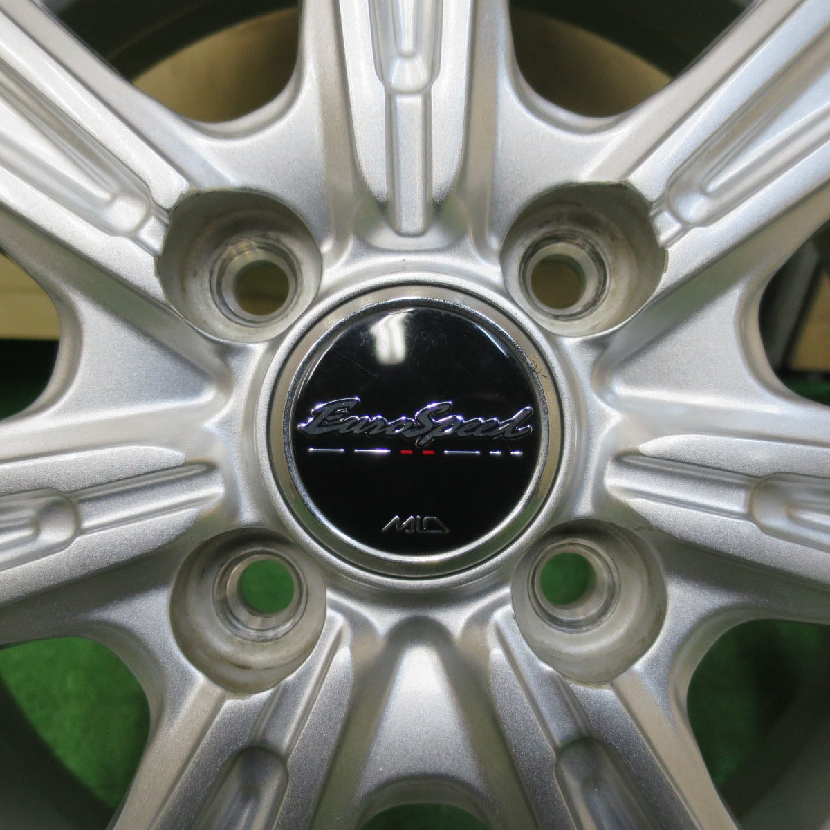 [送料無料] キレイ★EuroSpeed MiD ユーロスピード マルカ 14インチ ホイール 14×4.5J PCD100/4H★5011511イホ