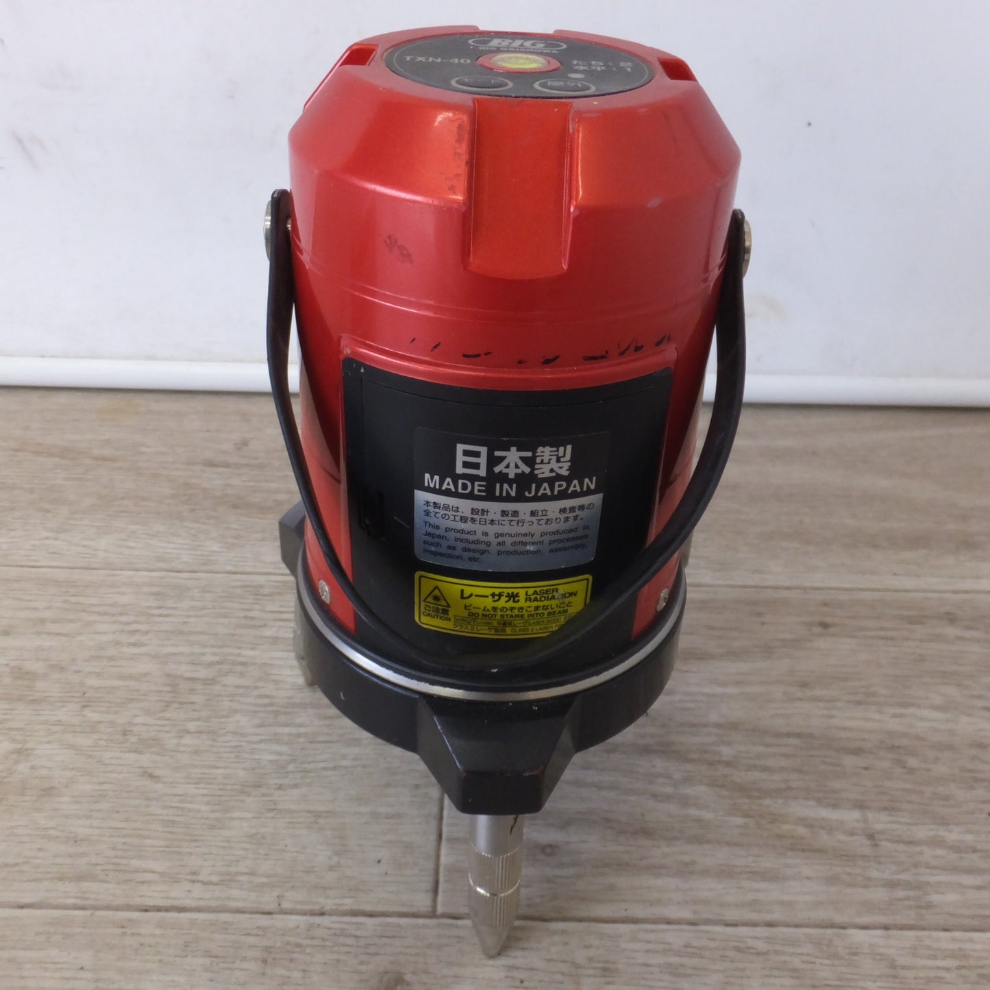 [送料無料] 現状品★大昭和精機 BIG DAISHOWA レーザーマルチライン TXN-40　レーザーレシーバー LR-301　セット★