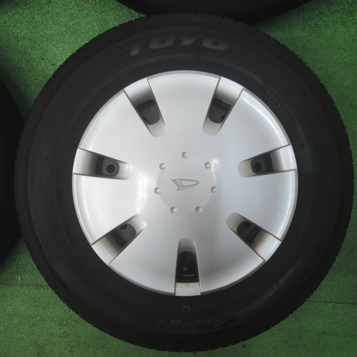 *送料無料* 4本価格★ダイハツ ミラ 純正 スチール 145/80R12 トーヨー SD-K7 12インチ PCD100/4H★4033006SYノ