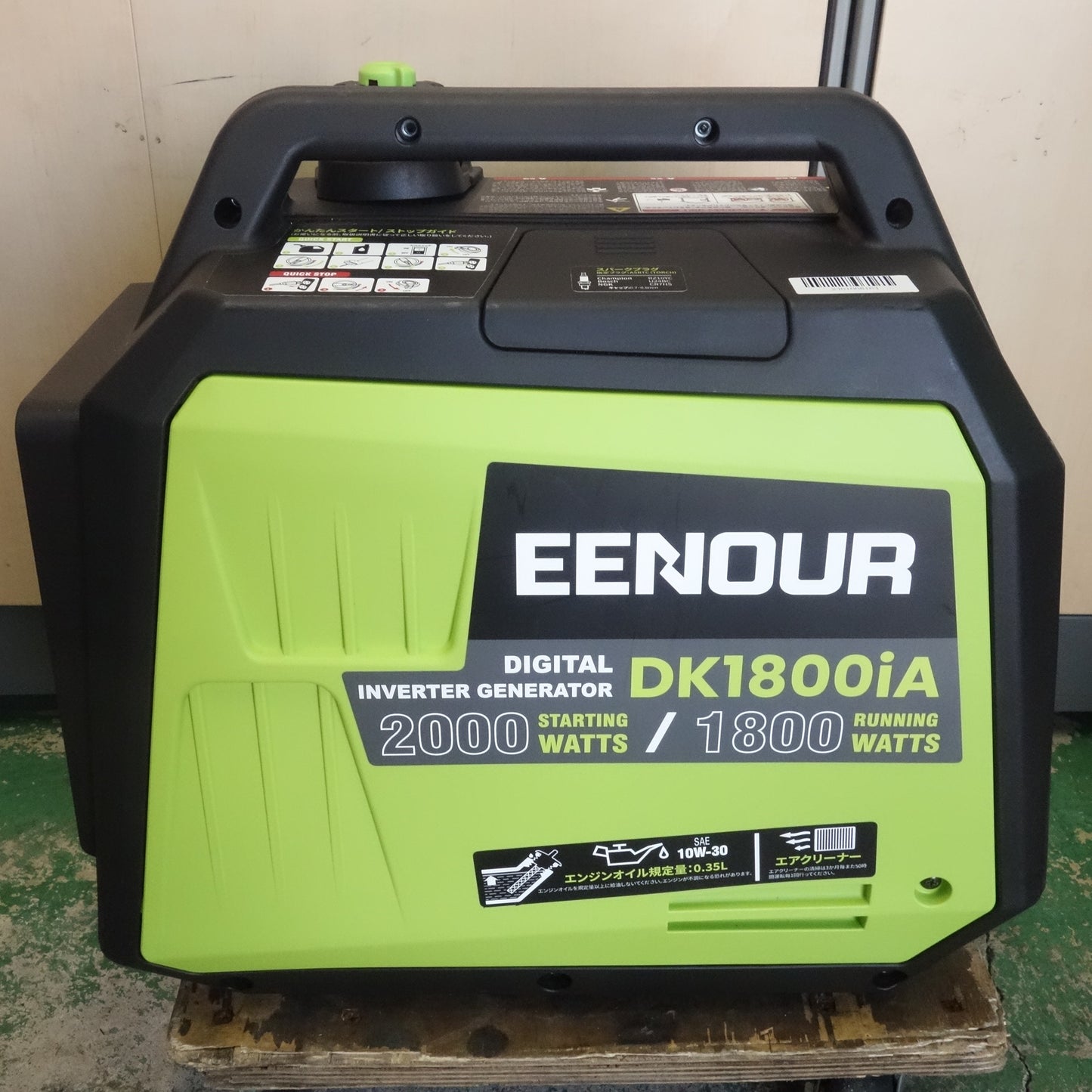 [送料無料] ほぼ未使用☆EENOUR インバーター ガソリン 発電機 DK1800iA 定格出力 1.8kVA 正弦波 防音型 軽量 高出力 静音☆