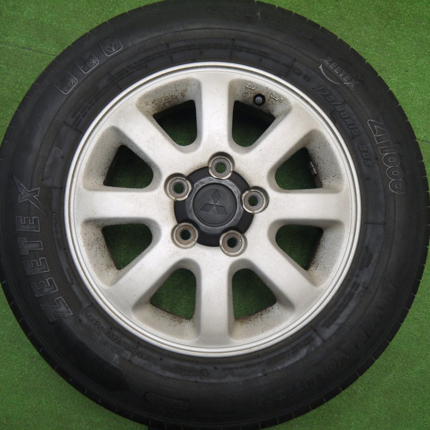 4本価格★三菱 パジェロミニ 純正 175/80R15 ジーテックス ZTiooo NEW REVOLUTION 15インチ PCD114.3/5H★5120506Hノ