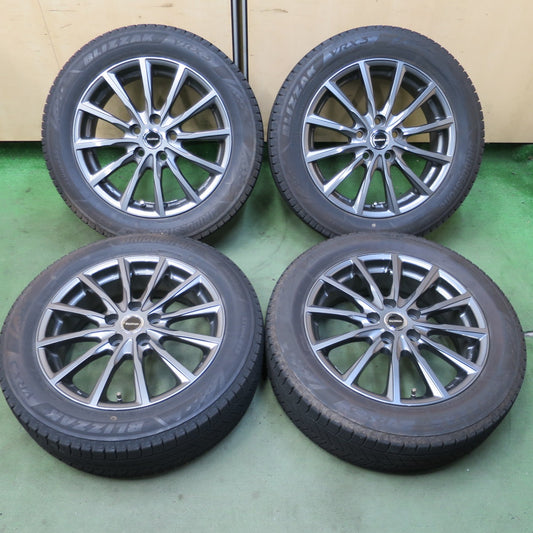 バリ溝！23年！キレイ！8.5分◎スタッドレス 195/60R17 ブリヂストン ブリザック VRX3 BALMINUM AR12 バルミナ 17インチ PCD114.3/5H◎6100504NGス
