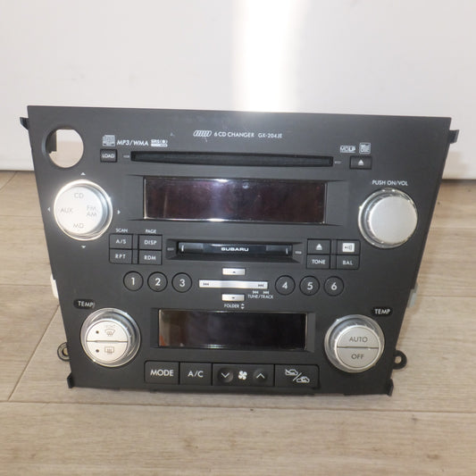 [送料無料] 現状品★ケンウッド製 スバル 純正 レガシィ BL5 BP5 カーオーディオ GX204JEF2 86201AG070 6連CDチェンジャー★