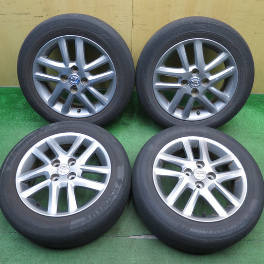 [送料無料] 4本価格！23年★トヨタ カローラ フィルダー 純正 185/60R15 ダンロップ EC202 ヨコハマ BluEarth-ES ES32 15インチ PCD100/4H★5031013Hノ