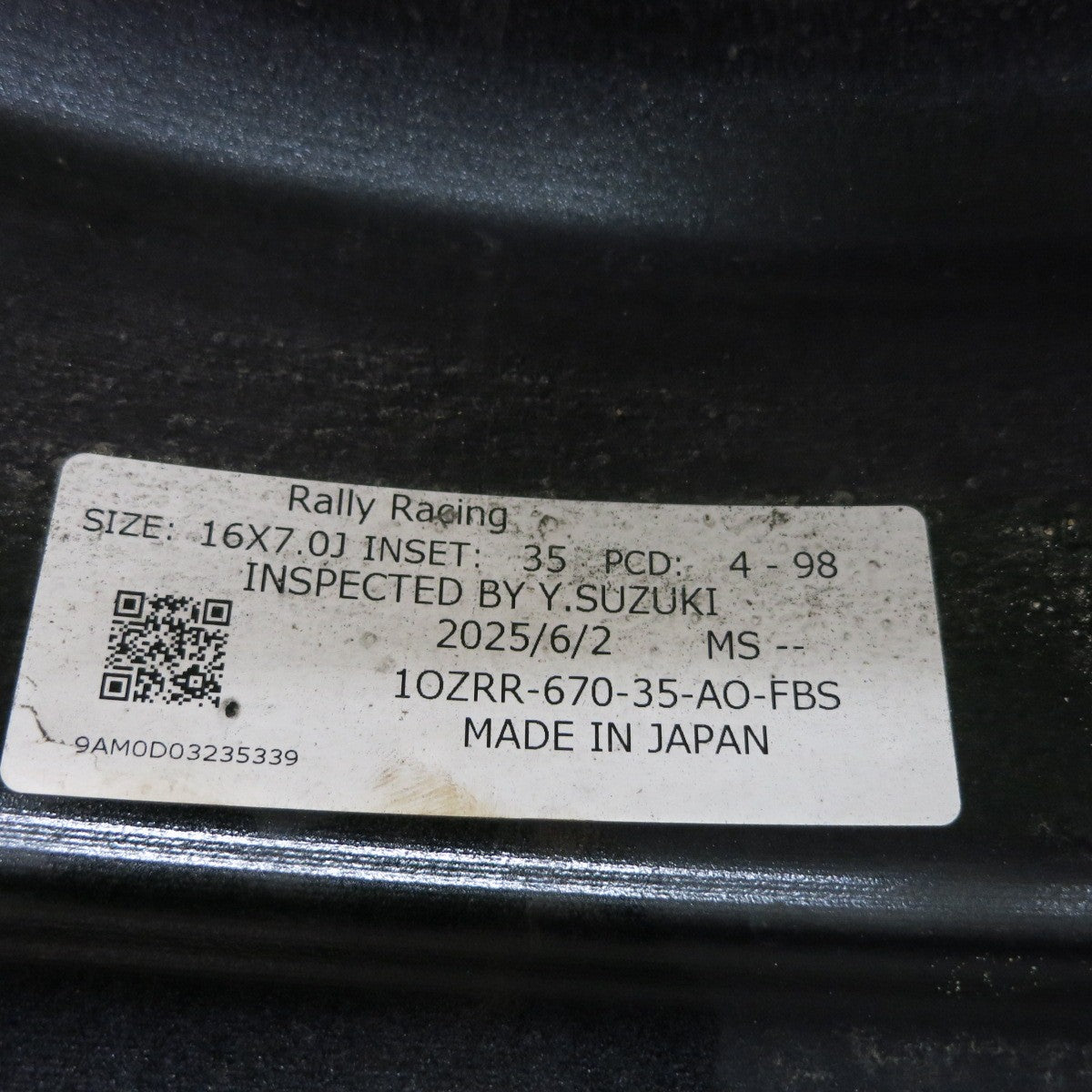 ほぼ未使用！25年◎O・Z RACING Rally RACING 195/45R16 ファルケン ZIEX ZE310 R ECORUN OZ ラリー レーシング 16インチ PCD98/4H◎6081304HAノ