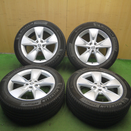 *送料無料* バリ溝!22年!キレイ!8.5分★ボルボ V60 クロスカントリー 純正 235/55R18 ミシュラン プライマシー4 18インチ PCD108/5H★4040908Hノ