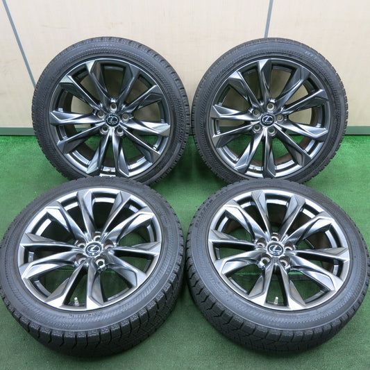 *送料無料* センサー付！バリ溝！9.5分★レクサス LS500h Fスポーツ 純正 245/45R20 275/40R20 スタッドレス ブリヂストン ブリザック RFT PCD120/5H★4032901HAス