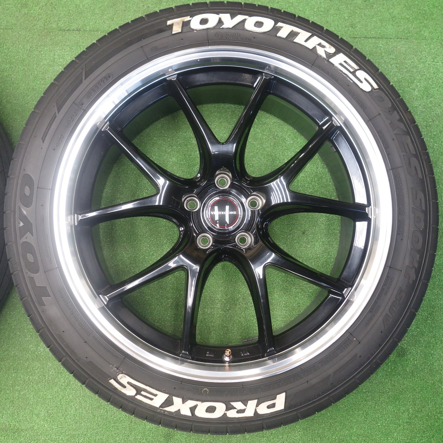 4本価格！22年★255/45R20 トーヨー プロクセス スポーツ SUV MiD VERTEC ONE EXE5 ヴァーテック ワン 20インチ PCD114.3/5H★6032301KTノ