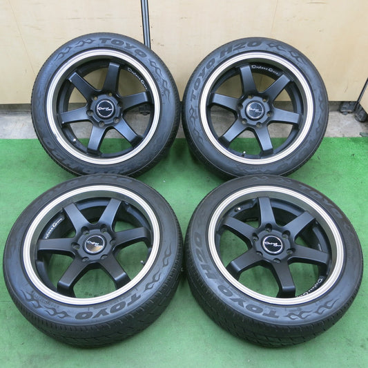 バリ溝！9分★Datona Euro JDM-D61 225/50R18C 107/105R トーヨー H20 デイトナユーロ 18インチ PCD139.7/6H★5042907ナノ
