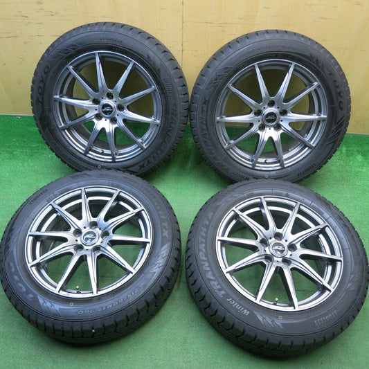 バリ溝！23年！キレイ！9.5分以上★スタッドレス 215/60R17 トーヨー ウインター トランパス TX SCHNEIDER MID シュナイダー 17インチ PCD114.3/5H★6020505HAス