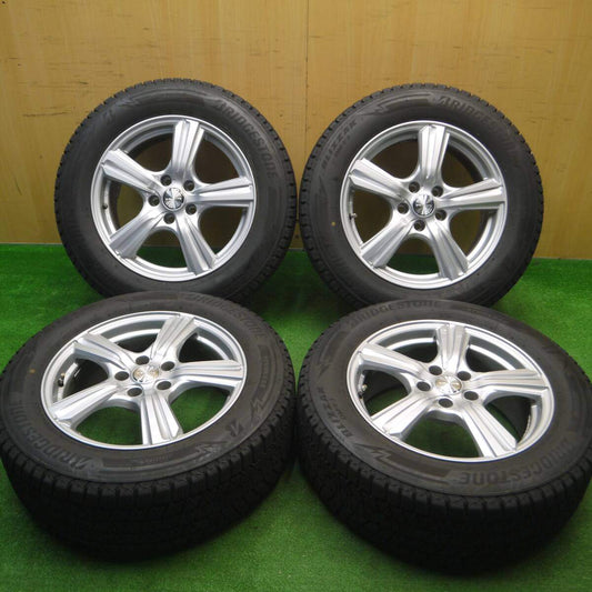 バリ溝 23年 綺麗 9.5分以上★スタッドレス 225/60R17 ブリヂストン ブリザック DM-V3 VIOLENTO KS PCD114.3/5H★4111810Hス