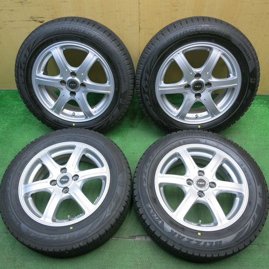 バリ溝！24年！9.5分★スタッドレス 175/65R15 ブリヂストン ブリザック VRX2 FEID 15インチ PCD100/4H★5050508HAス