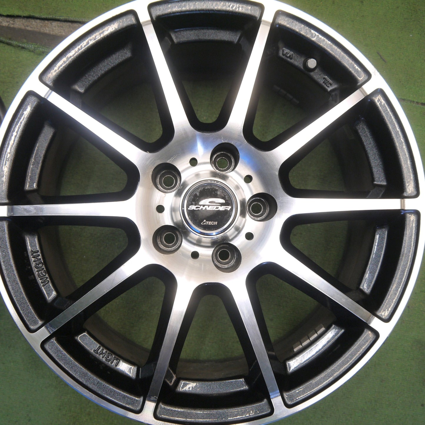 4本価格★SCHNEIDER ATECH 17インチ ホイール シュナイダー エーテック 17×7J PCD114.3/5H★6072902Hホ