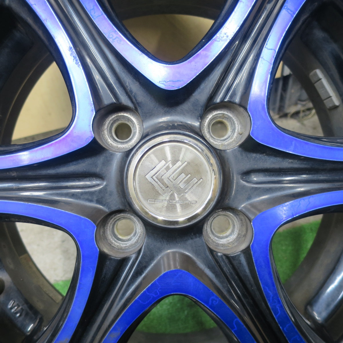4本価格★CEREBRO X6 セレブロ 14インチ ホイール トピー実業 TOPY 14×4.5J PCD100/4H★6020303ナホ