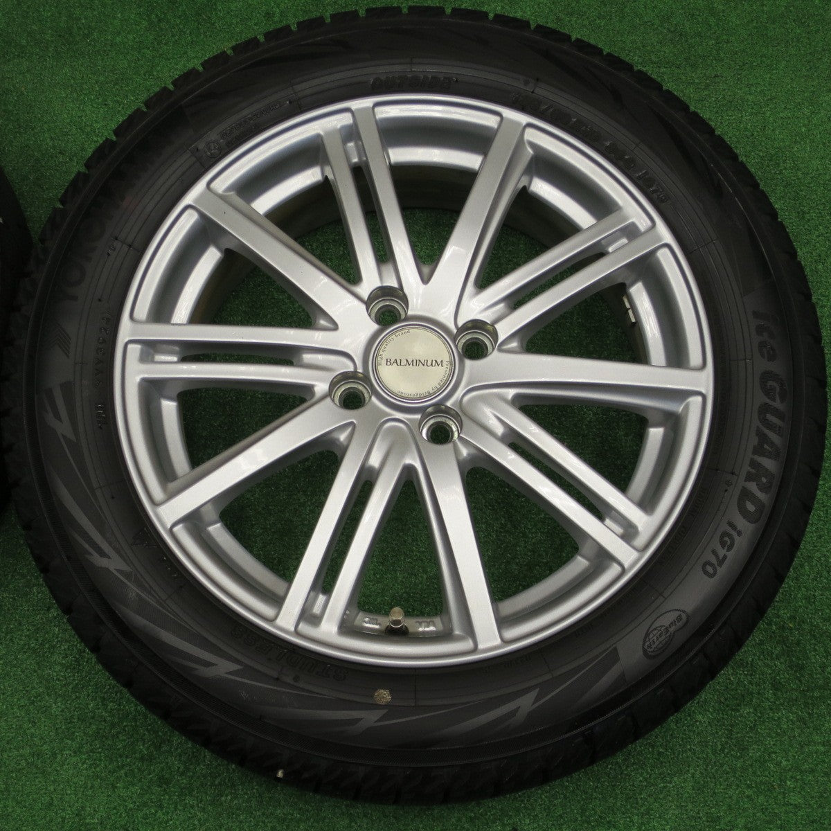 バリ溝！24年！ほぼ10分★スタッドレス 185/60R16 ヨコハマ アイスガード iG70 BALMINUM BR10 バルミナ 16インチ PCD100/4H★5121302NKス