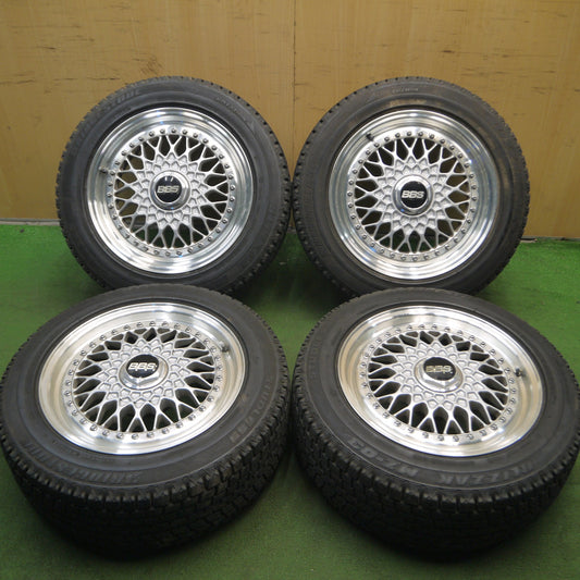 *送料無料* 4本価格★BBS RS317 215/55R16 スタッドレス ブリヂストン ブリザック MZ-03 16インチ PCD114.3/5H★4040208Hス