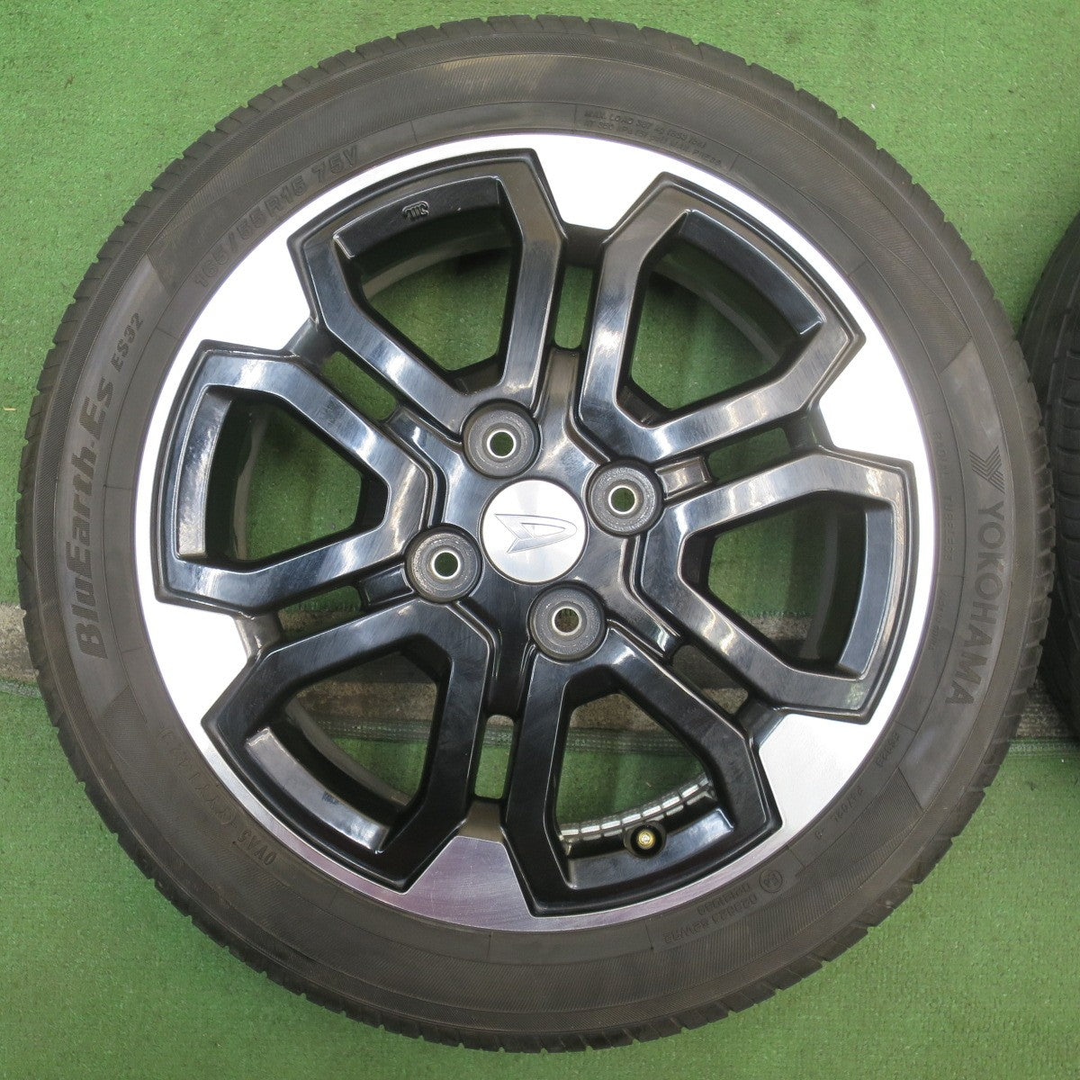 4本価格！23年★ダイハツ ウェイク 純正 165/55R15 ヨコハマ BluEarth-ES ES32 ブルーアース 15インチ PCD100/4H★5092604NJノ