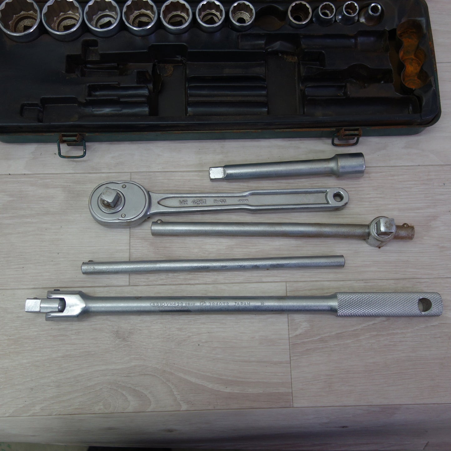 [送料無料] ☆ASAHI TOOLS ソケット レンチ セット VO-4151 12.7mm ハンド ツール 工具 道具 旭☆