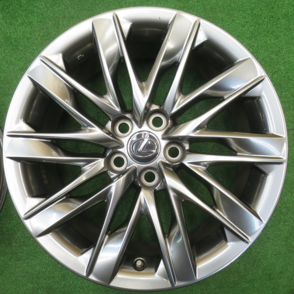 キレイ★レクサス LS バージョンL 純正 ホイール 19インチ 19×8J PCD120/5H★5102402NJホ