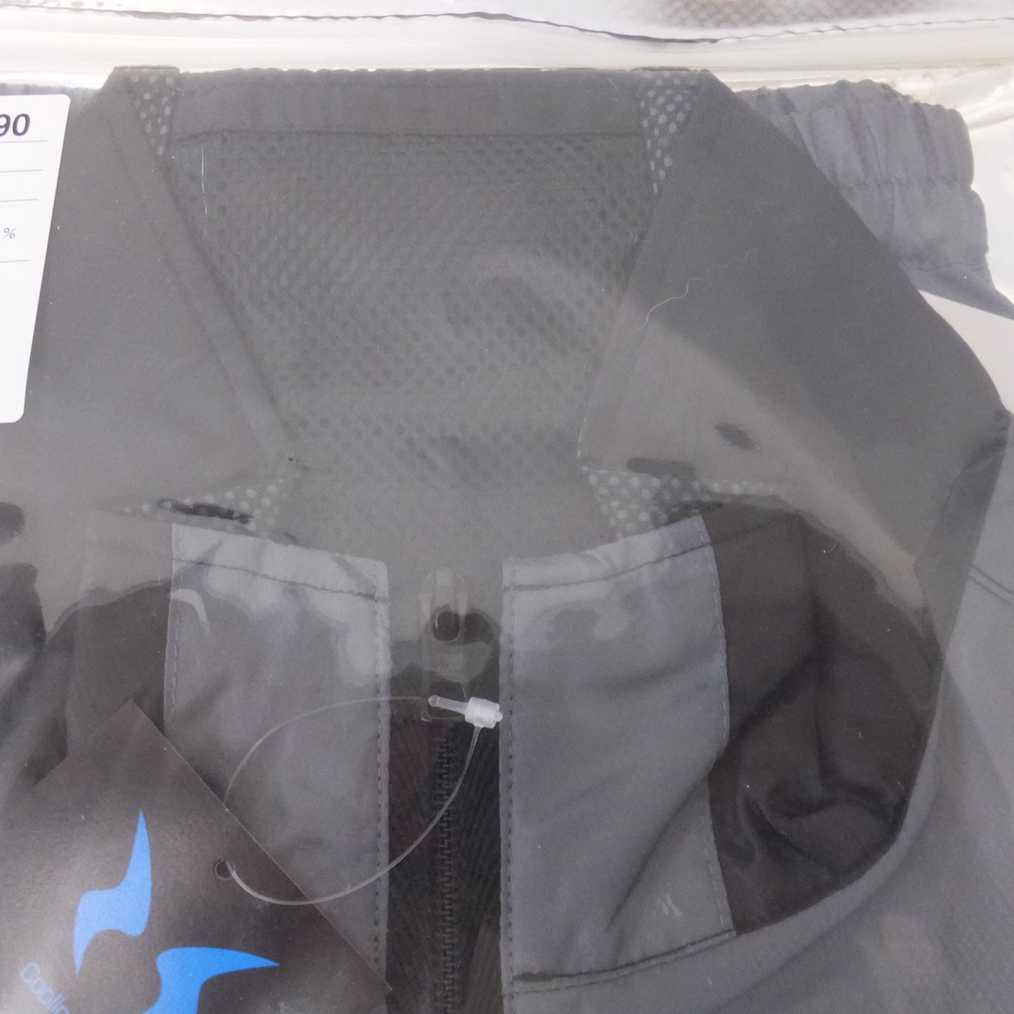 [送料無料] 未使用★サンエス 空調風神服 Cooling Wear ベスト KU95990 89.グレー 4L ポリエステル100%★
