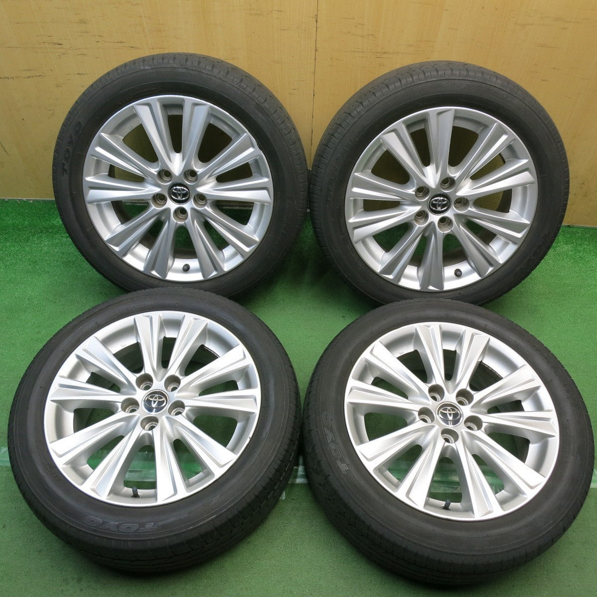 キレイ◎トヨタ 30系 アルファード ヴェルファイア 純正 235/50R18 トーヨー トランパス R30 18インチ PCD114.3/5H◎6091307HAノ