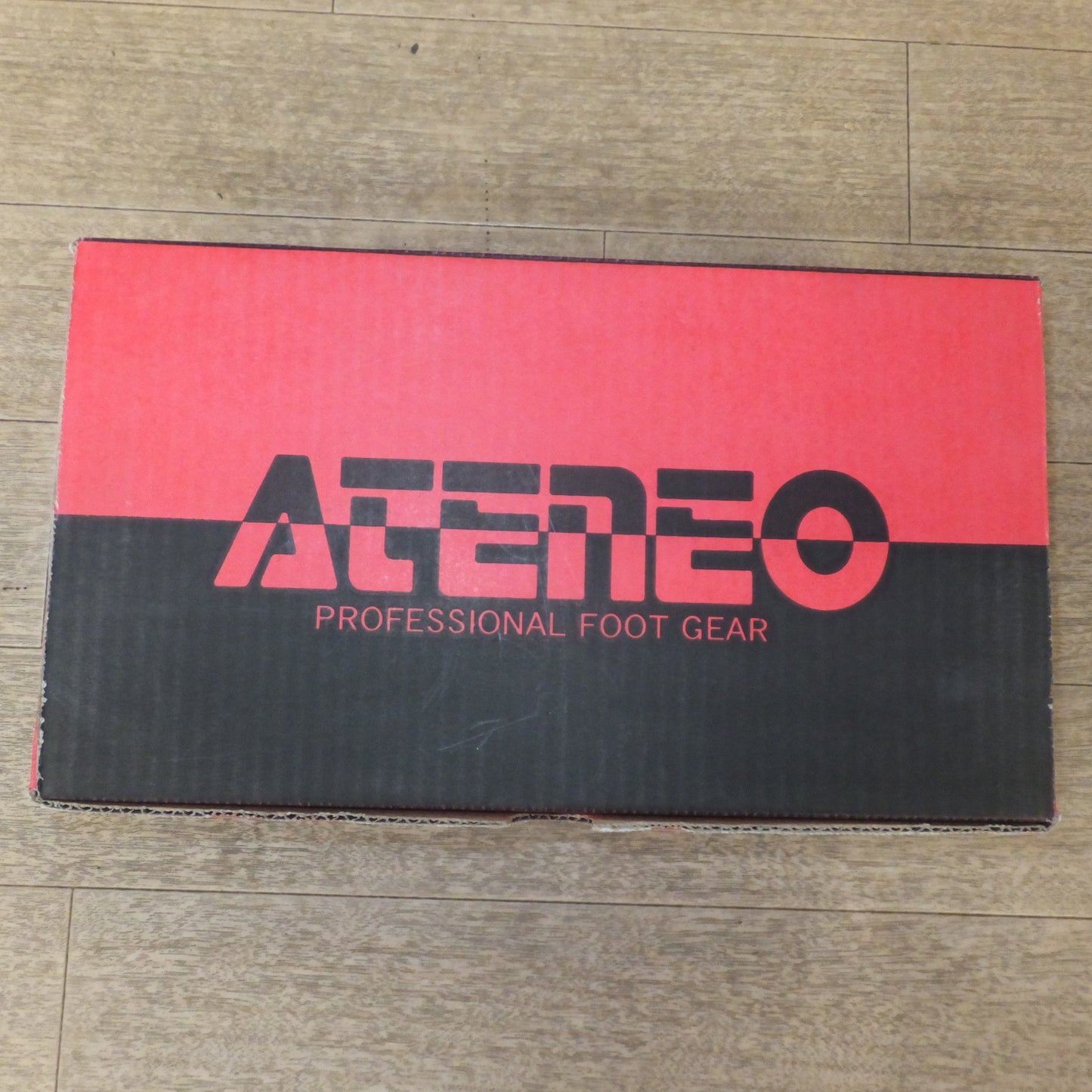 [送料無料] 未使用★青木産業 ATENEO 短靴501 革製S 黒 25 1/2EEE　PROFESSIONAL FOOT GEAR★