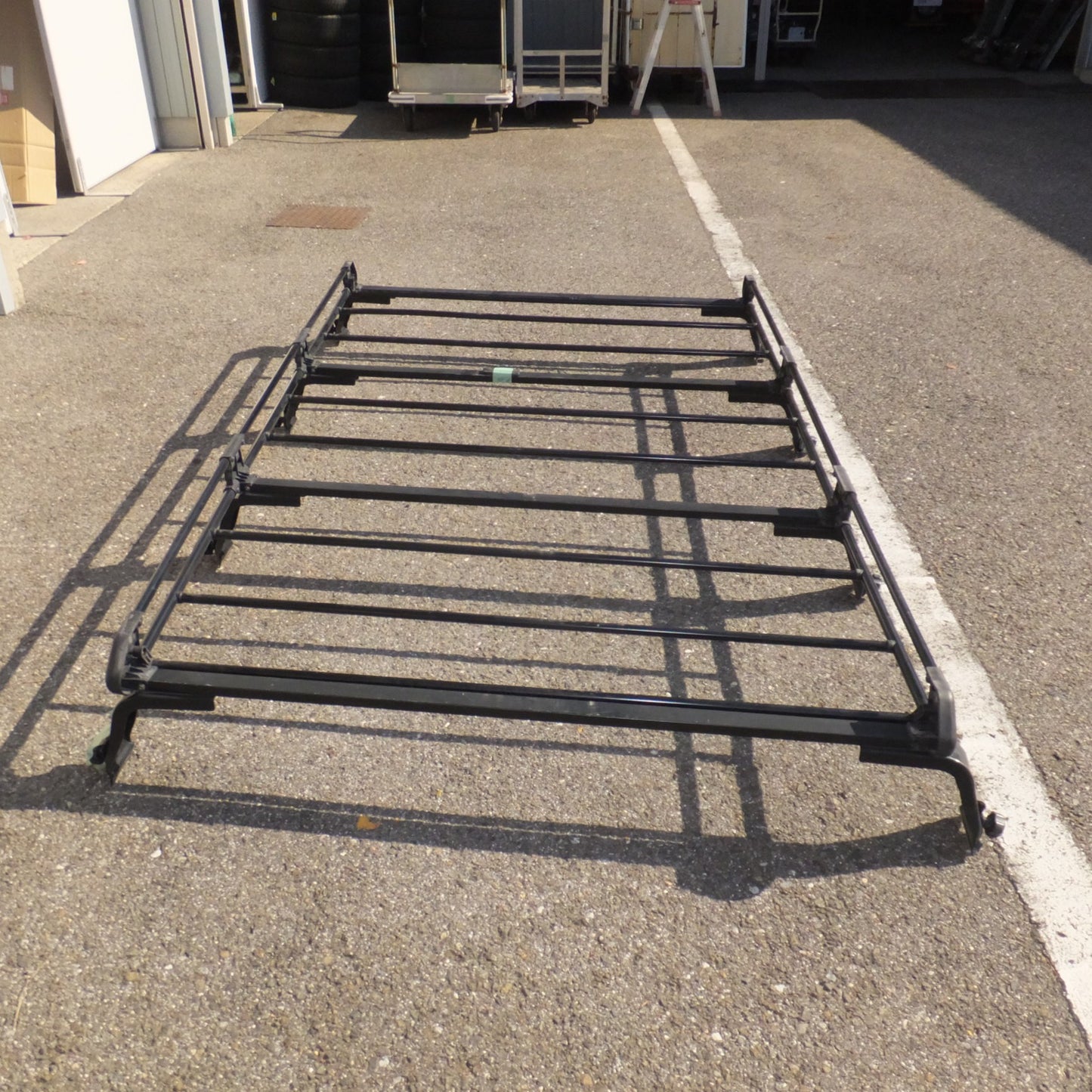 【岐阜発 直接引取限定】現状品★精興工業 TUFREQ ルーフキャリア 8本脚　トヨタ タウンエース 5BF-S403M 着用品　最大荷重 50kg★