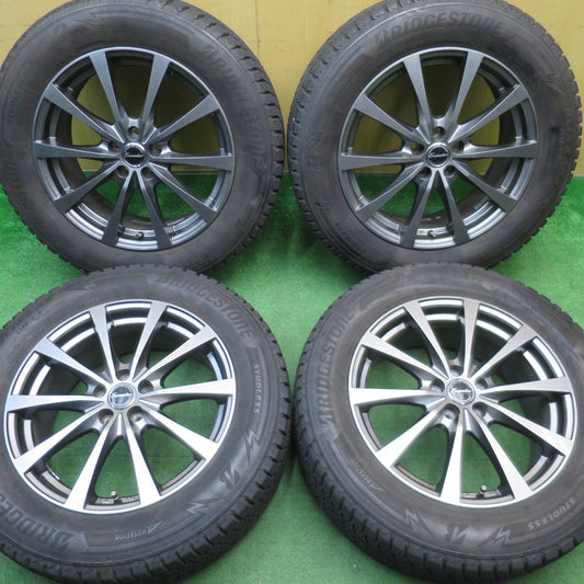 バリ溝！キレイ！9分★フォレスター XV 等 225/60R17 スタッドレス ブリヂストン ブリザック DM-V3 Exceeder エクシーダー 17インチ PCD100/5H★5121805NJス