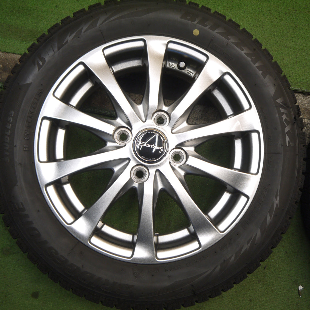 4本価格！22年◎スタッドレス 155/65R14 ブリヂストン ブリザック VRX2 Exsteer エクスター 14インチ PCD100/4H◎6090903Hス
