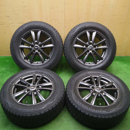 バリ溝！8.5分★プリウス等 195/65R15 スタッドレス ダンロップ ウインターマックス WM01 NIRVANA NV PCD100/5H★4121106Hス