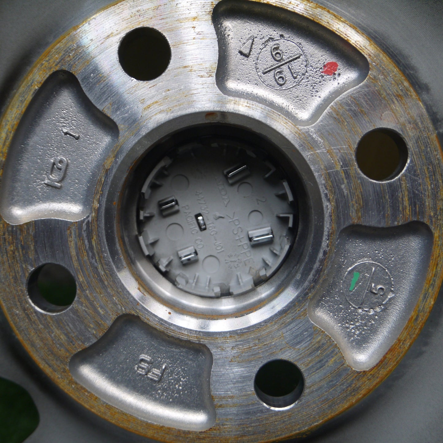 *送料無料* 新車外し★ホンダ N-WGN 純正 ホイール 15インチ 15×4.5J PCD100/4H Nワゴン★4061710Hホ