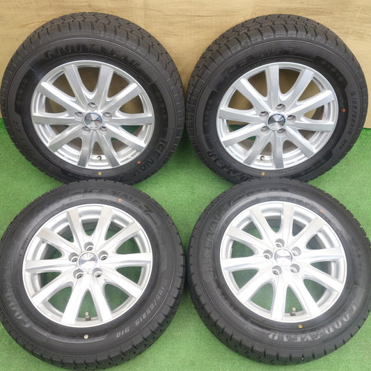 バリ溝！22年！キレイ！9分★プリウス 等 195/65R15 スタッドレス グッドイヤー アイスナビ7 ravrion RS01 ラブリオン 15インチ PCD100/5H★6022002KTス