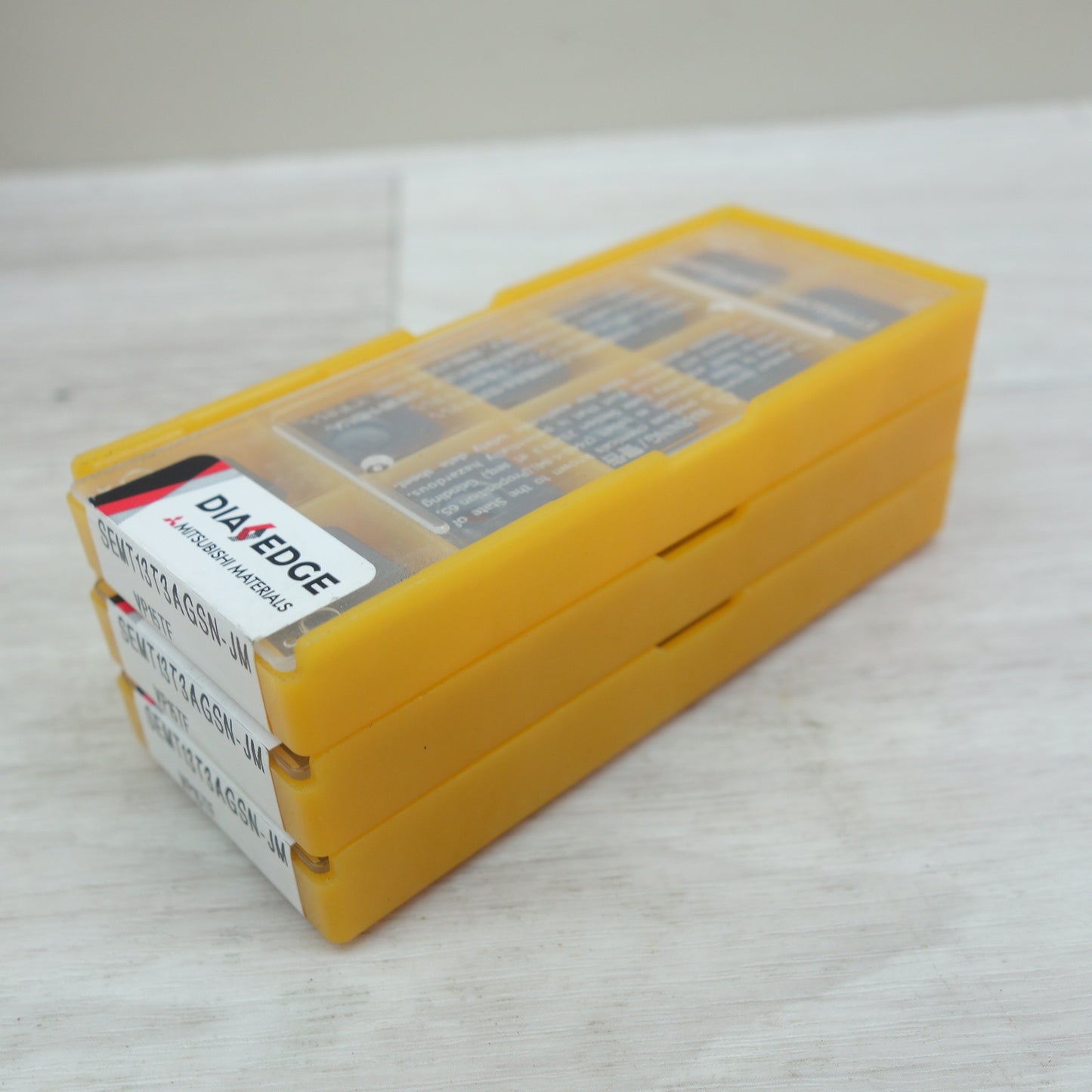 [送料無料] 未使用！3点セット☆三菱 マテリアル チップ SEMT13T3AGSN-JM VP15TF フライス カッター☆