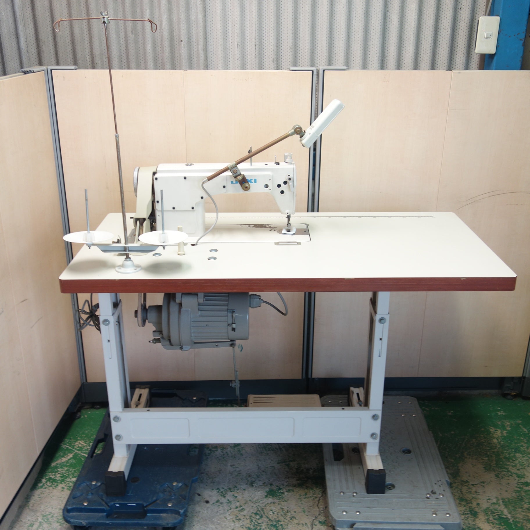 岐阜発 直接引取限定】☆ジューキ JUKI 工業用 ミシン 1本針 本縫 100V