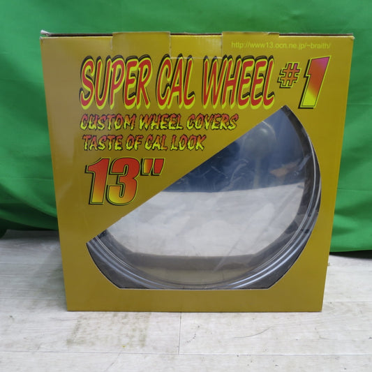 [送料無料] 未使用☆SUPER CAL WHEEL #1 13" ホイール キャップ カバー 13インチ 用 スーパー キャル☆