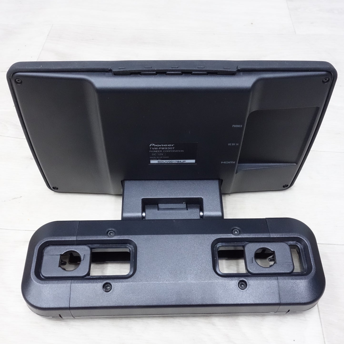 [送料無料] ◆パイオニア カロッツェリア 9V型 ワイド VGA プライベート ヘッドレスト モニター TVM-PW930T 2台セット Pioneer 現状品◆