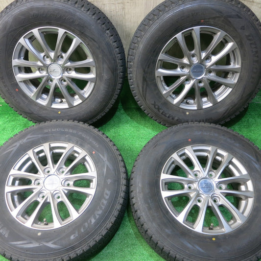 バリ溝！22年！キレイ！9.5分★スタッドレス 195/80R15 107/105L ダンロップ ウインターマックス SV01 PRODITA HC プロディータ 15インチ PCD139.7/6H★5051603NJス