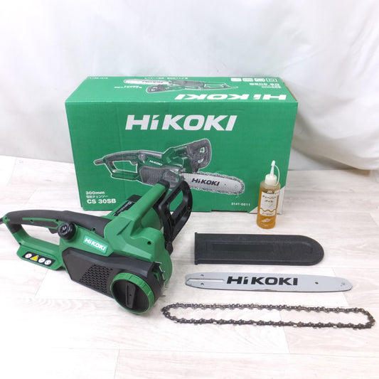 [送料無料] キレイ◆ハイコーキ HIKOKI 電気 チェンソー CS30SB チェーンソー 100V 300mm ブレーキ付 日立工機 電動 工具◆